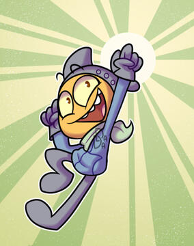 There he goes (1upcartoons)